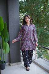 Farshi Shalwar Mahroon