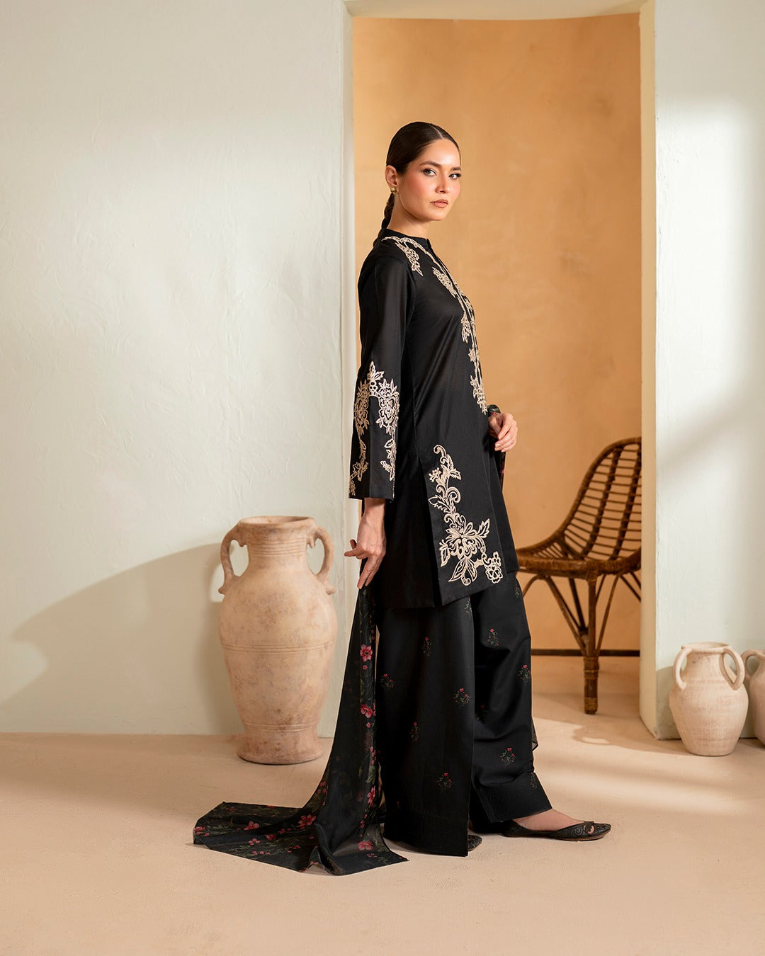HUSN E RAAT 3PCS