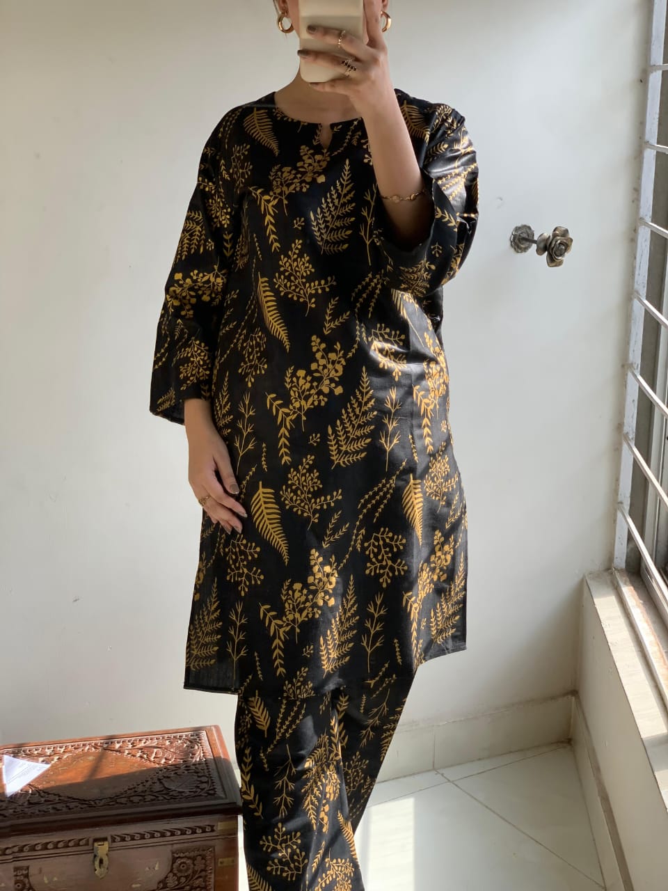 Petal Perfection 2-Piece Suit -  Rs 1350"