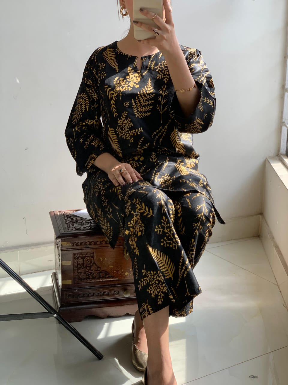 Petal Perfection 2-Piece Suit -  Rs 1350"
