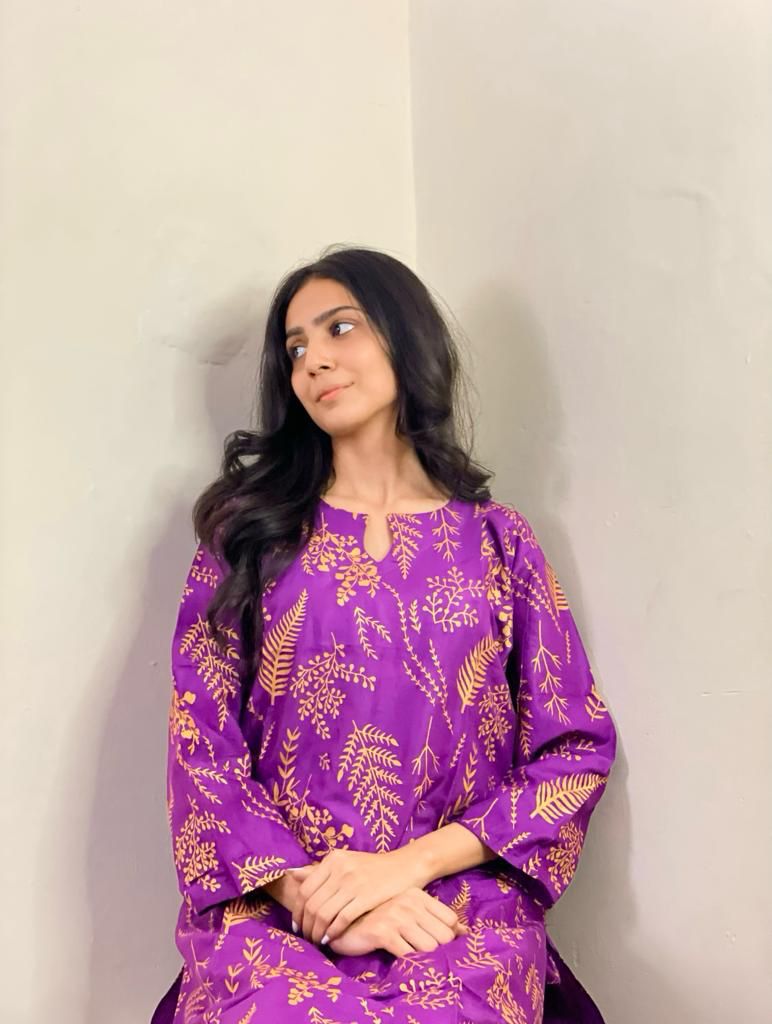 Petal Perfection 2-Piece Suit -  Rs 1350"